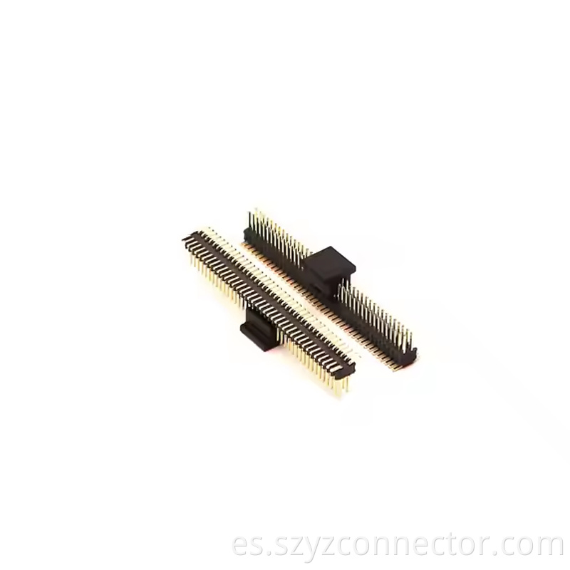 Encabezado de pin de paso de 0.8 mm SMT H1.38 Dual fila 21p-250p (4) 0.8mm Pitch Pin Header SMT H1.38 Dual Row 21P-250P (4)